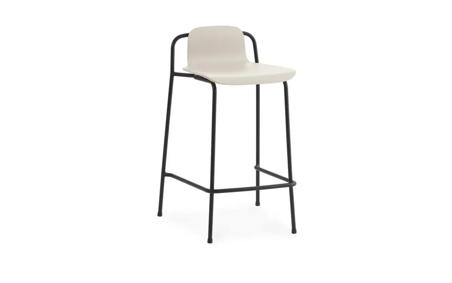 Normann Copenhagen - Studio Barstool 65 cm Black Steel