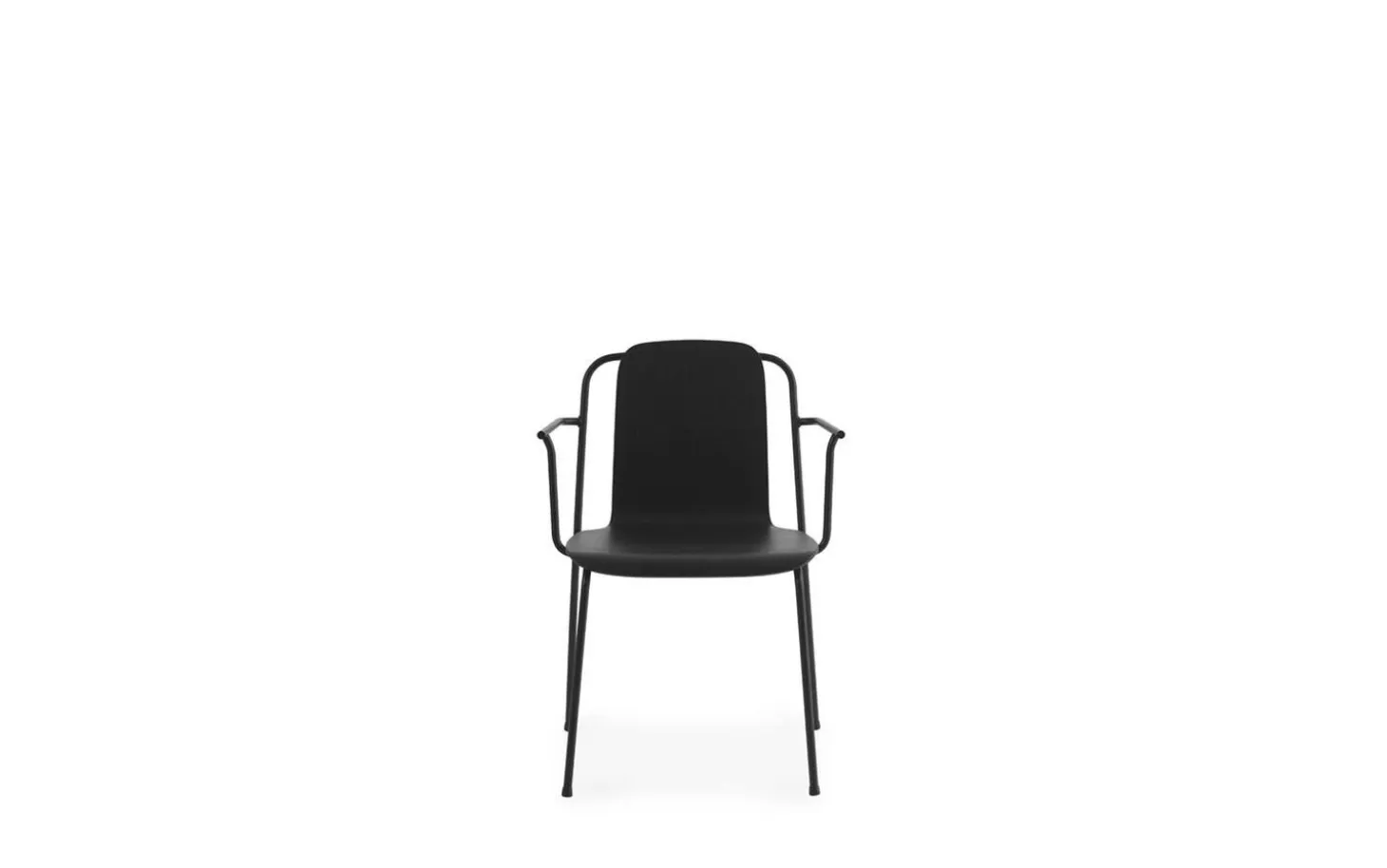 Normann Copenhagen - Studio Armchair Black Steel