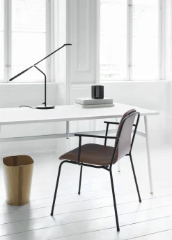 Normann Copenhagen - Studio Armchair Full Upholstery Black Steel