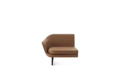 Normann Copenhagen - Sum Modular Sofa 100 Left Armrest Black Alu