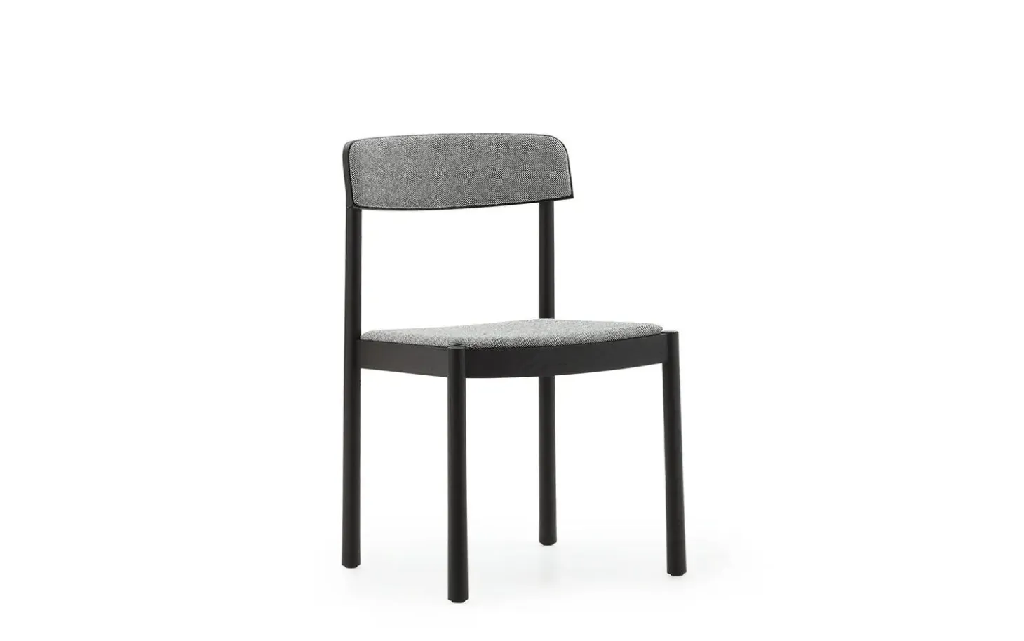 Normann Copenhagen - Timb Chair Upholstery Black / Hallingdal 166