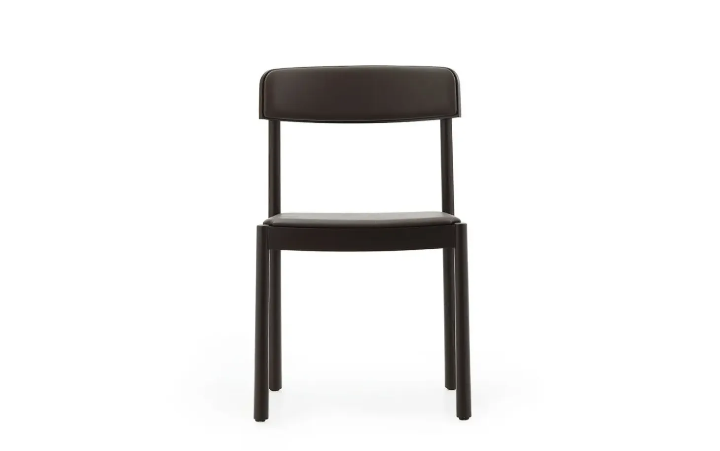 Normann Copenhagen - Timb Chair Upholstery Brown / Ultra Leather -Chocolate