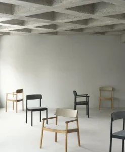 Normann Copenhagen - Timb Chair Upholstery Brown / Ultra Leather -Chocolate