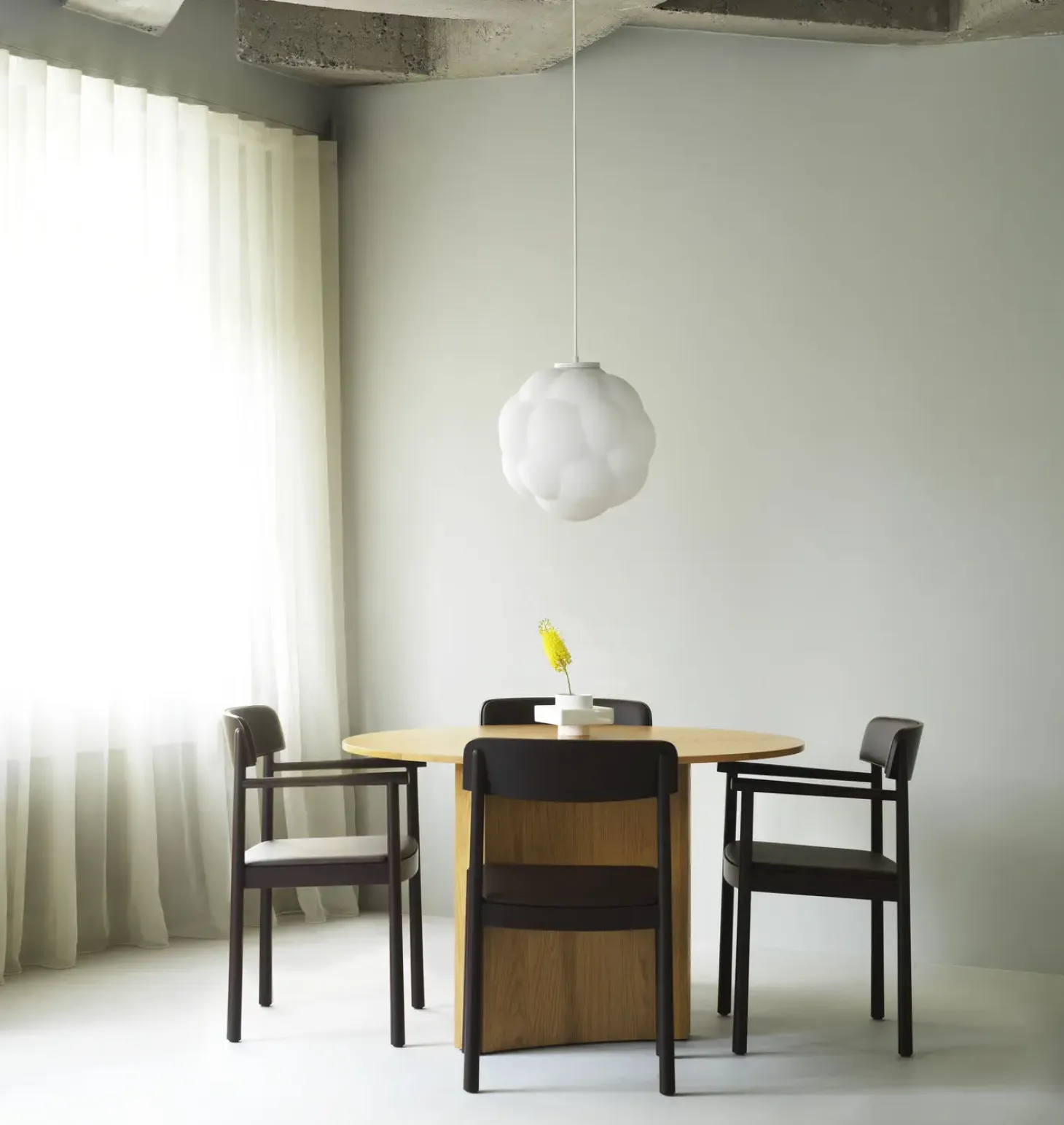 Normann Copenhagen - Timb Chair Upholstery Brown / Ultra Leather -Chocolate
