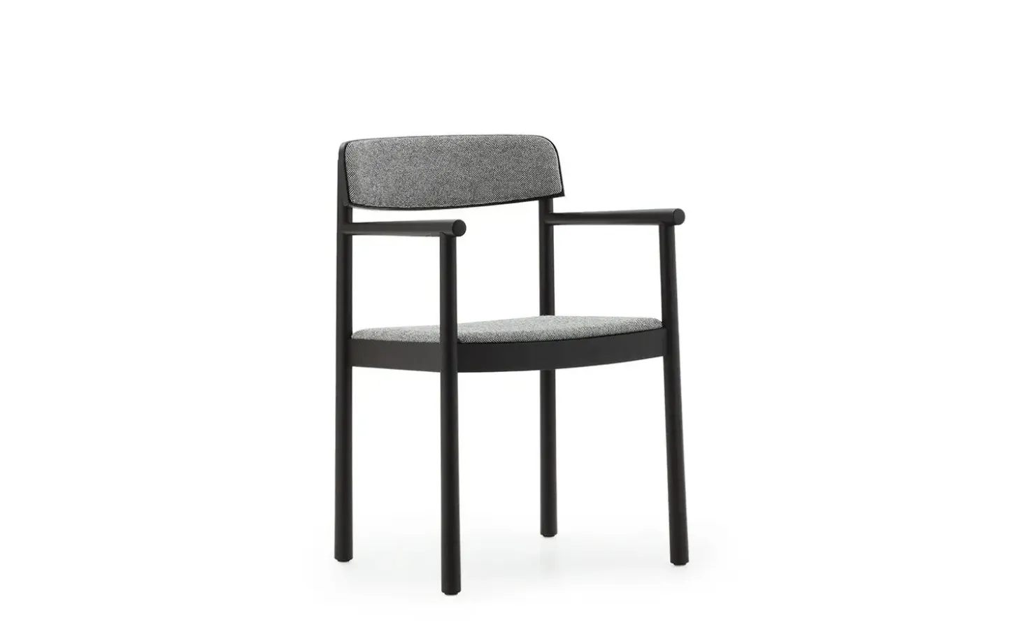 Normann Copenhagen - Timb Armchair Upholstery Black / Hallingdal 166