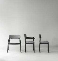 Normann Copenhagen - Timb Armchair Upholstery Black / Hallingdal 166