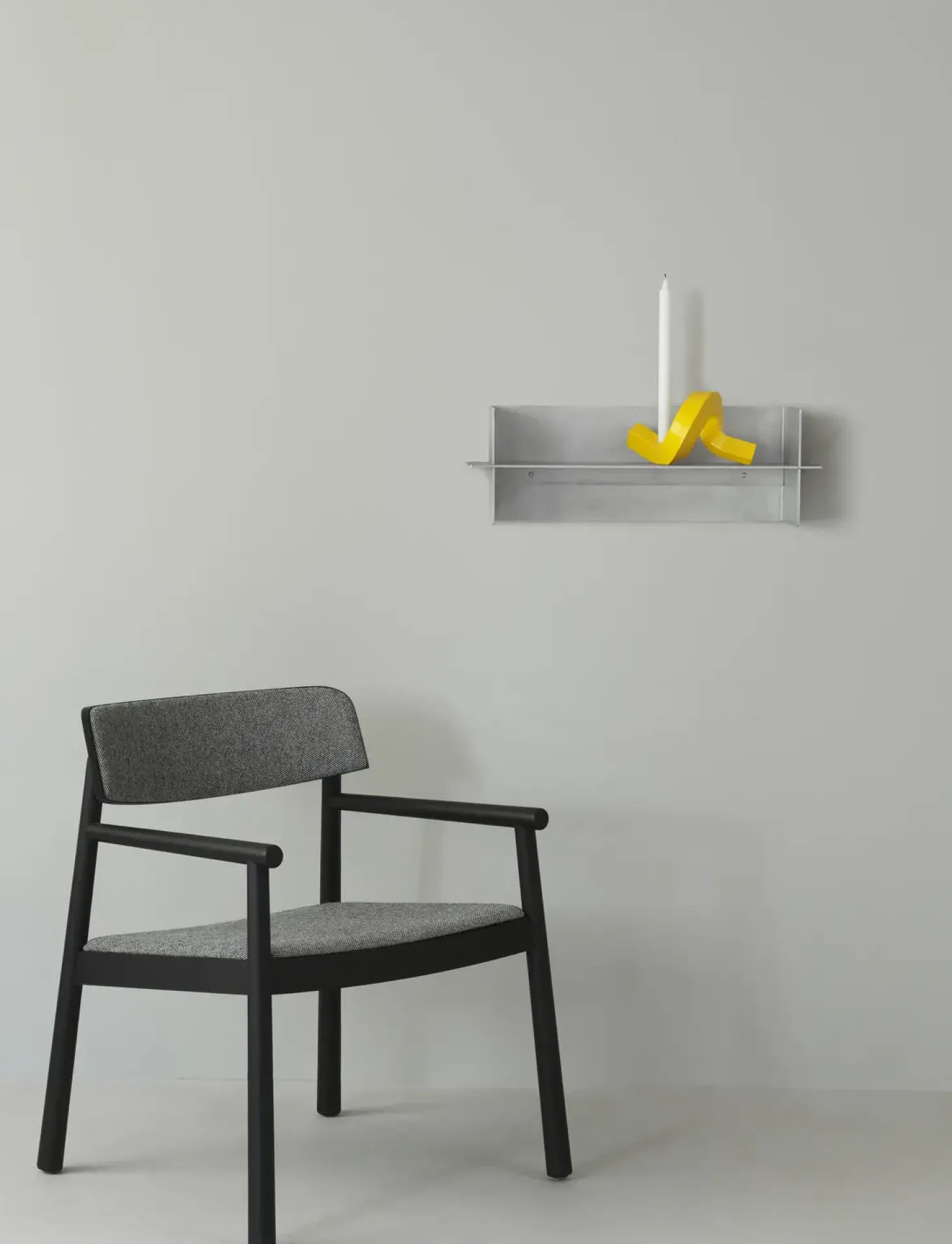 Normann Copenhagen - Timb Armchair Upholstery Black / Hallingdal 166