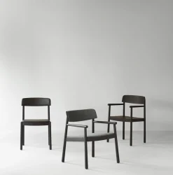 Normann Copenhagen - Timb Lounge Armchair Upholstery Brown / Hallingdal 368