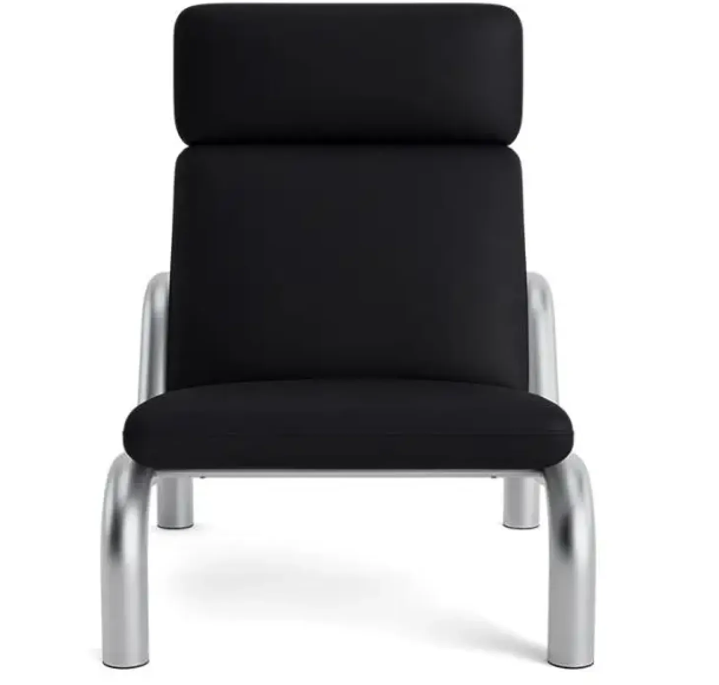 Normann Copenhagen - Tube Lounge Chair - sort læder - Ultra