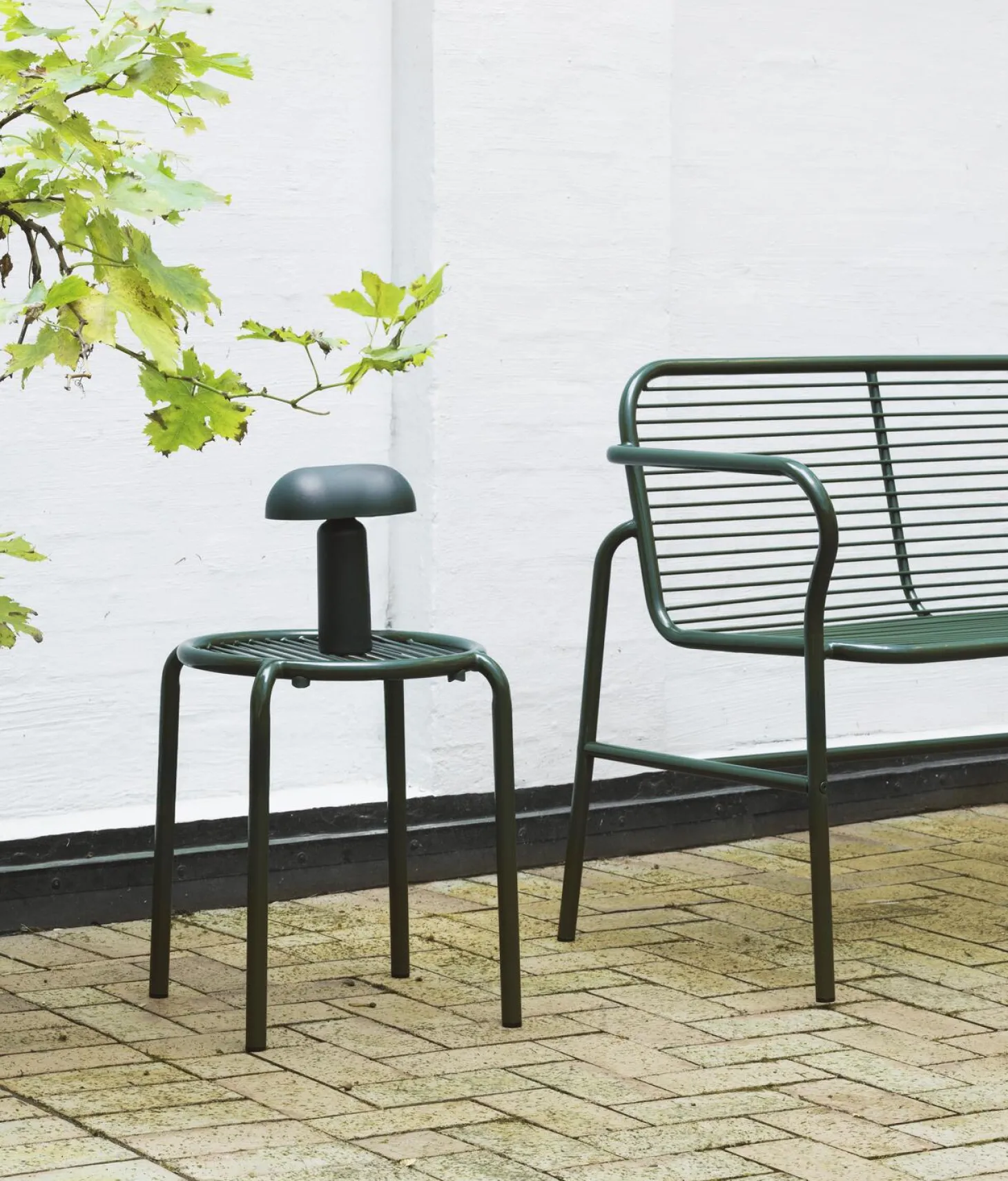 Normann Copenhagen - Vig Stool - Dark Green