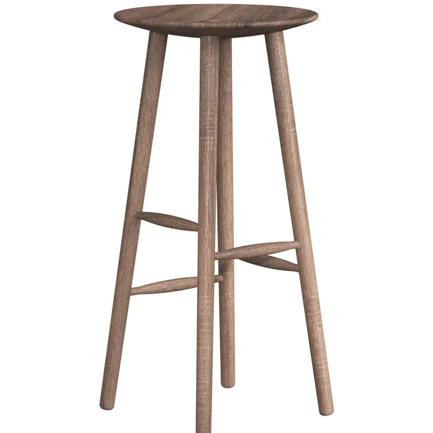 NovoForm - Barstol - Di VOLO - Mørkbejdset Eg - 75 cm