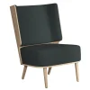 NovoForm - Lounge Chair - Serena - Phantom Grey/MørkeGrå og Natur Eg
