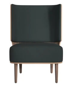 NovoForm - Lounge Chair - Serena - Phantom Grey og Mørk Eg