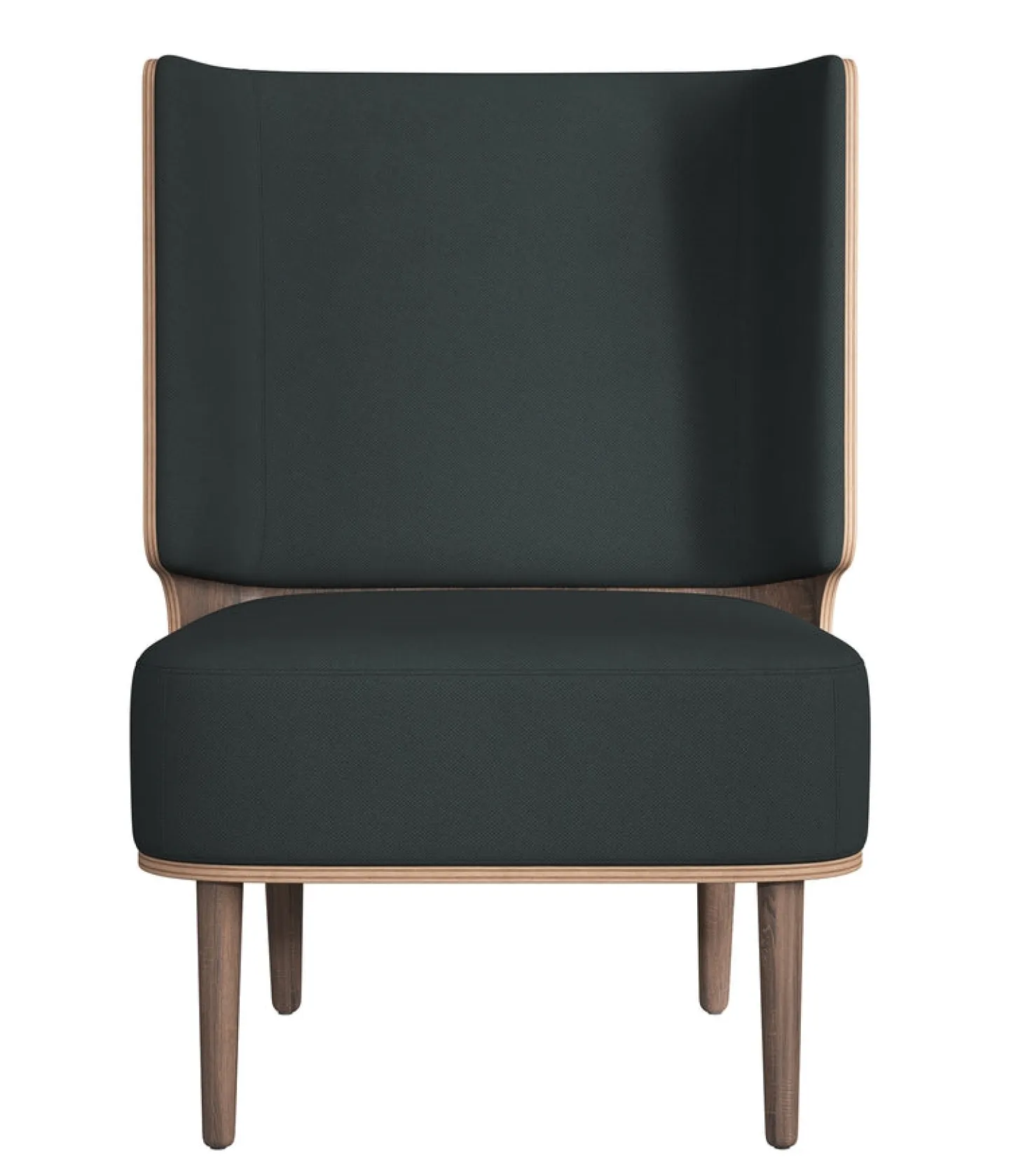 NovoForm - Lounge Chair - Serena - Phantom Grey og Mørk Eg