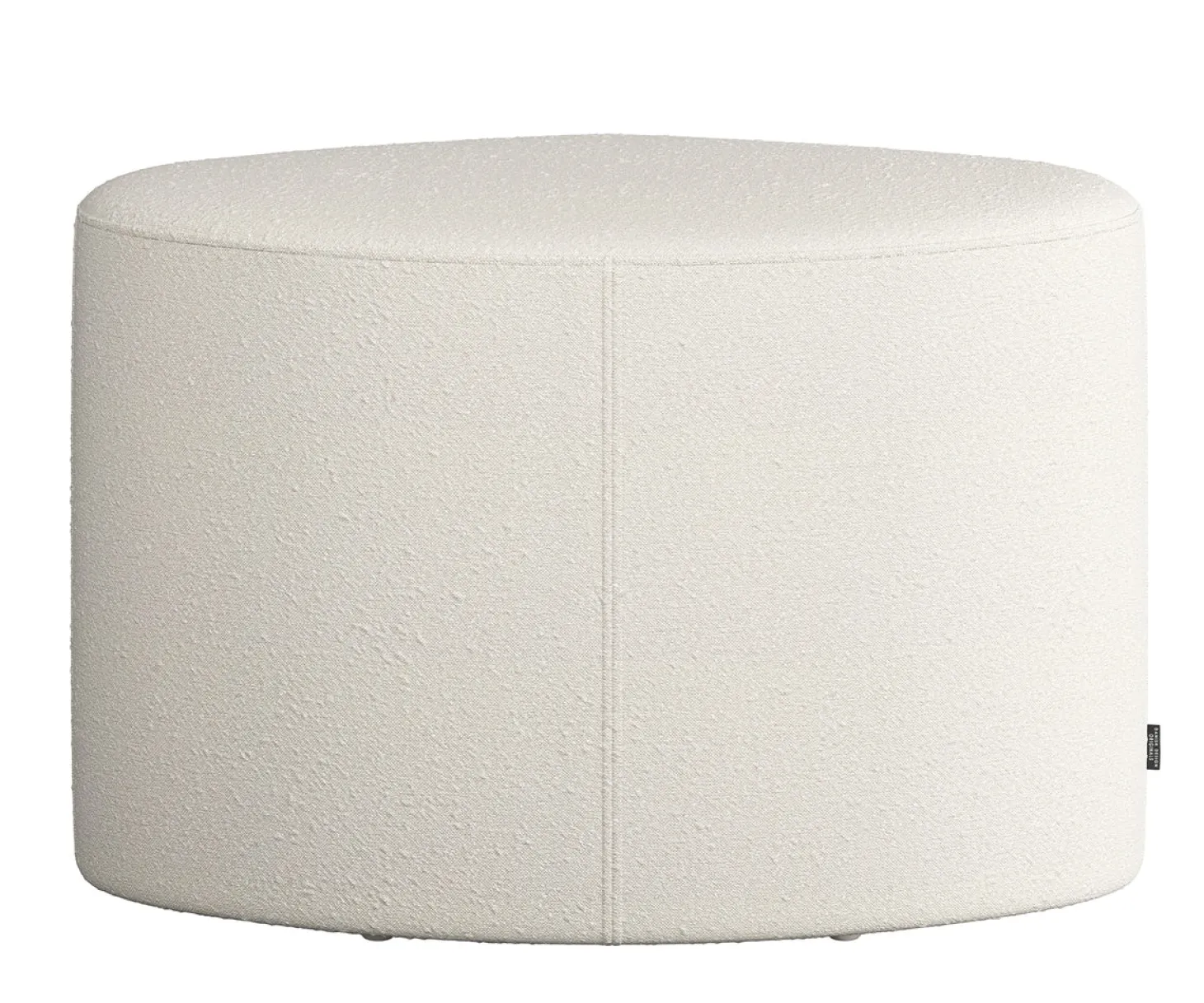 NovoForm - Puf - Madison - White/Hvid Bouclé