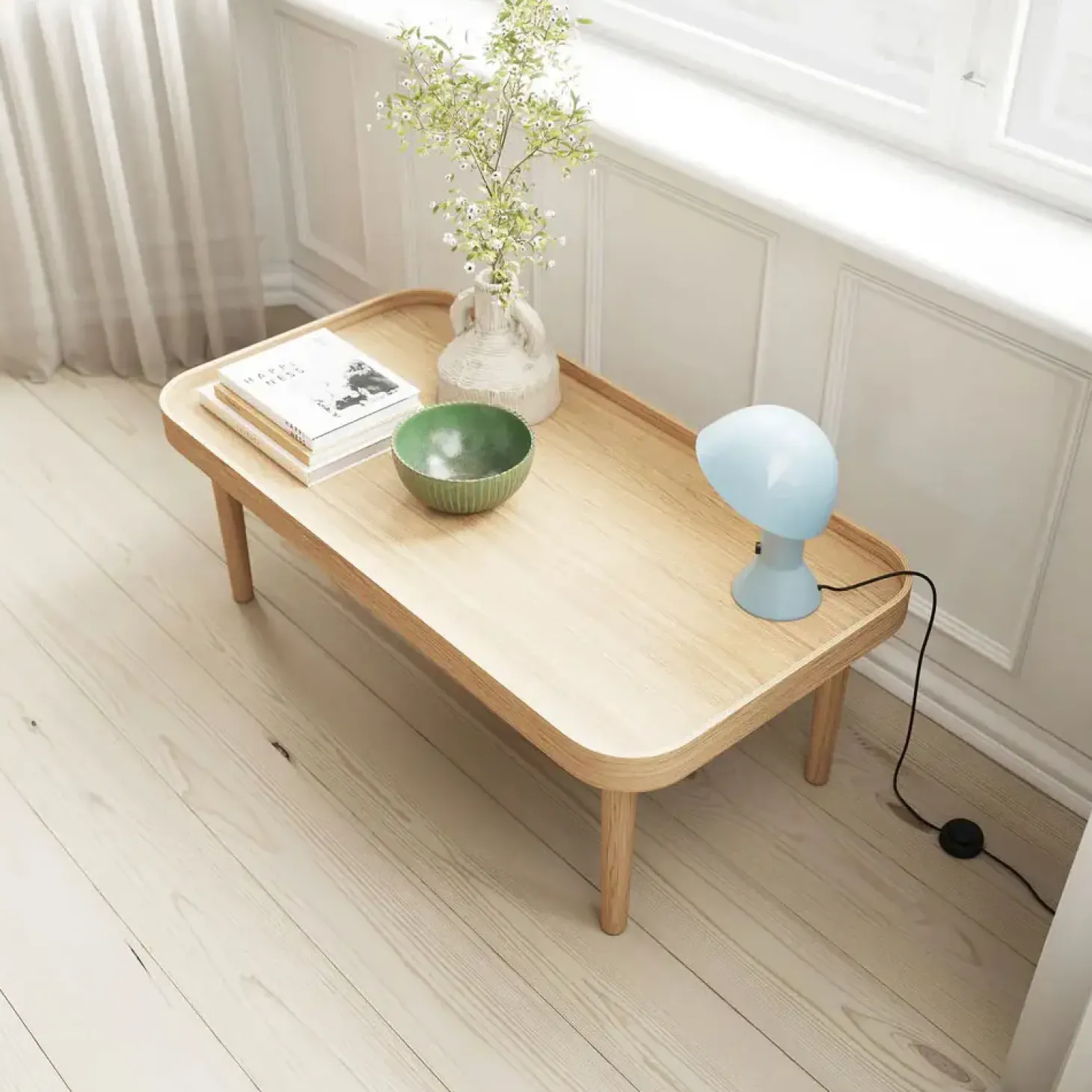NovoForm - Sofabord - Serena Coffee Table - Mørk Eg