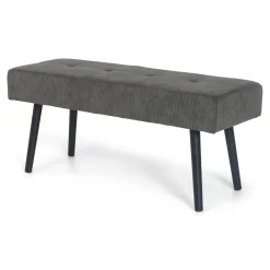 Orense Bænk med grønt fløjls look - Moss - 100 cm