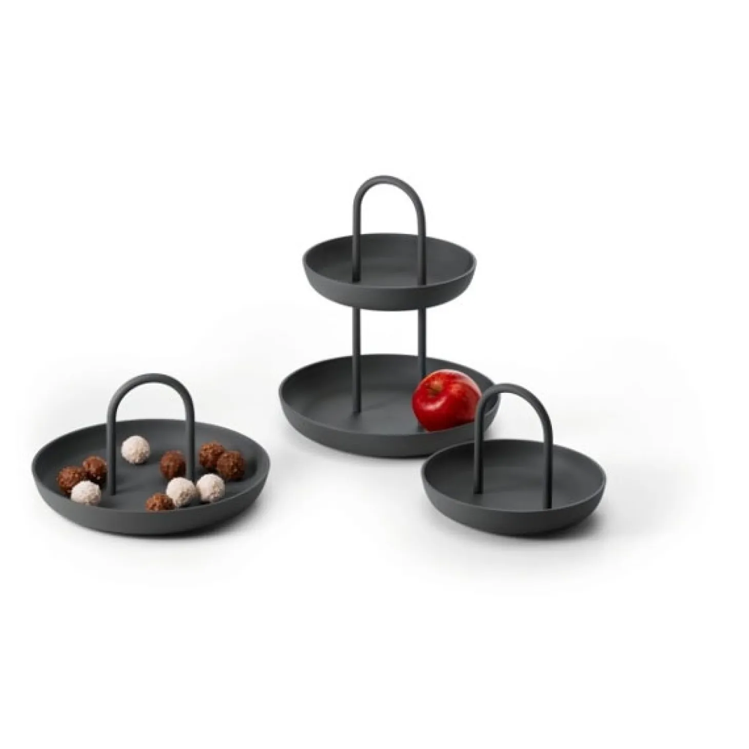 Philippi - Piatto plate w/handle, L