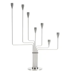 Piet Hein - Karlsvognen lysestage, H. 63 cm. Rustfrit stål