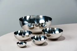 Piet Hein - Skål dia. 10,5 cm. Rustfrit stål - blank