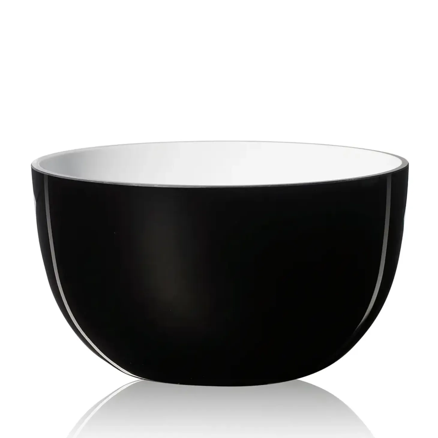 Piet Hein - Skål i Glas, Ø 21 cm - SORT
