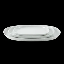 Piet Hein - Superellipse tallerken flad 25*30 - med plateau