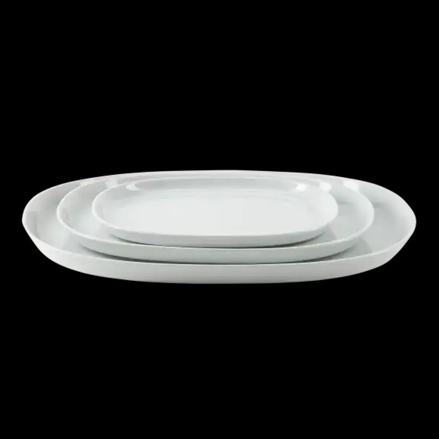 Piet Hein - Superellipse tallerken flad 25*30 - med plateau