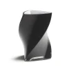 Piet Hein - TWISTER-vase 16 cm - SORT ( 3 lag glas )