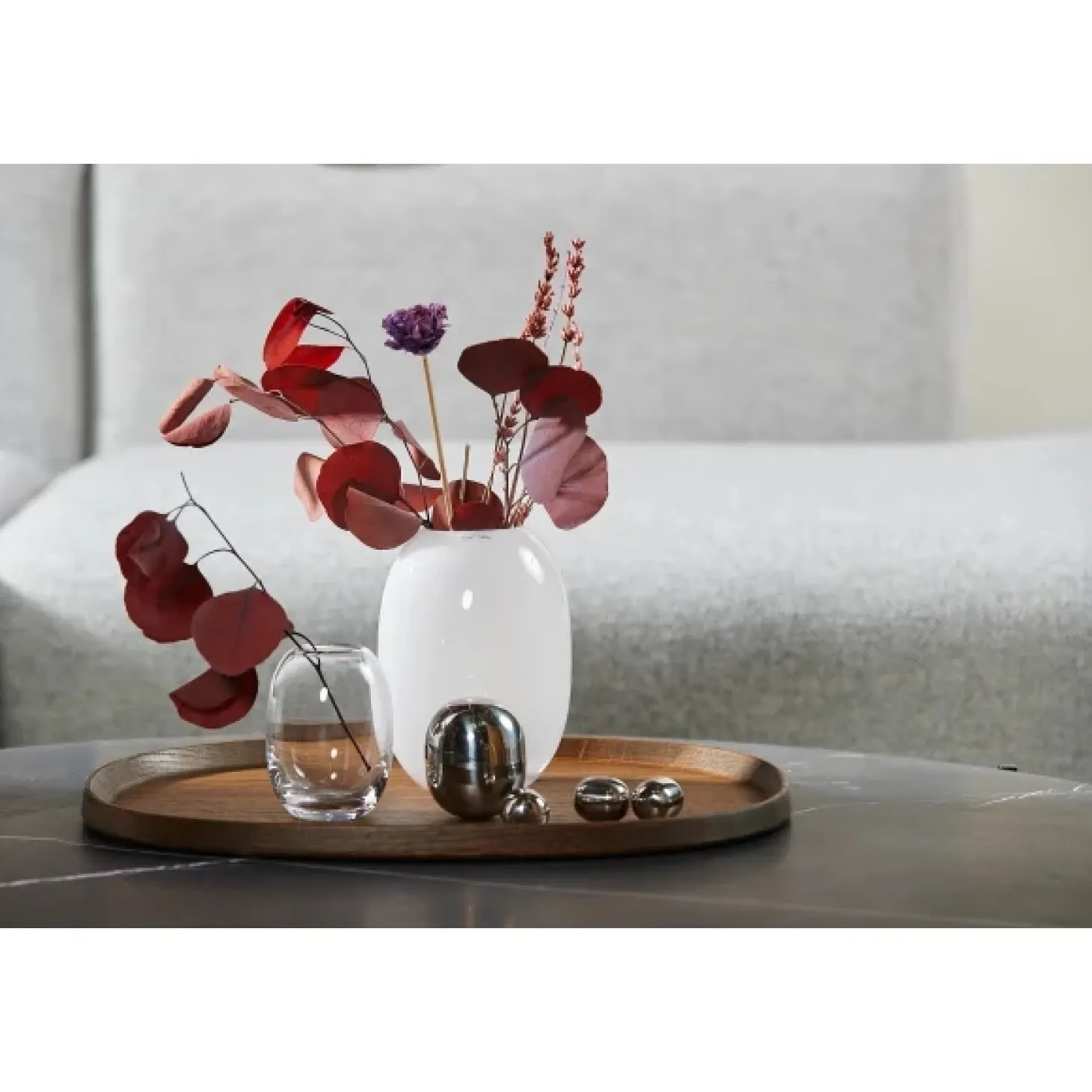 Piet Hein - Vase glas 25 cm - OPAL