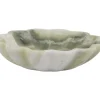 Present time - Bowl Flower marble himalayan green