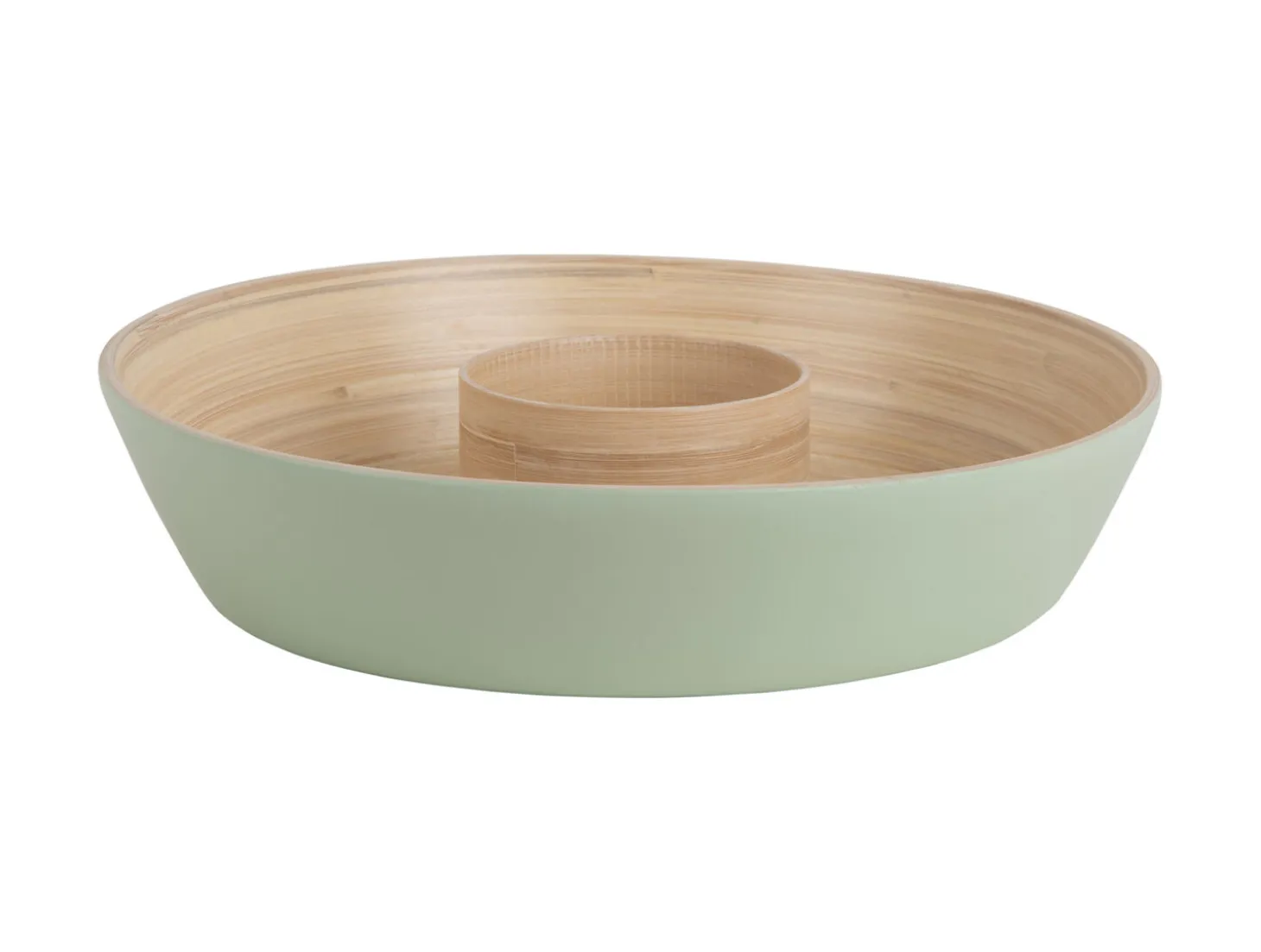 Present time - Bowl Puro chip & dip bamboo soft green