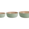 Present time - Bowl set Puro Round bamboo soft green