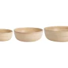 Present time - Bowl set Puro Round bamboo natural