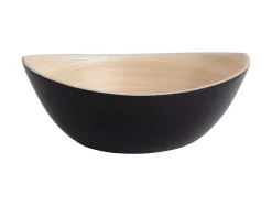 Present time - Bowl set Puro Oval bamboo black