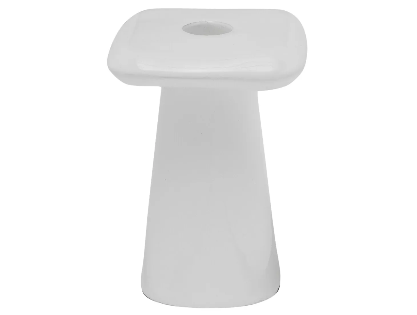Present time - Candle holder Roca medium white