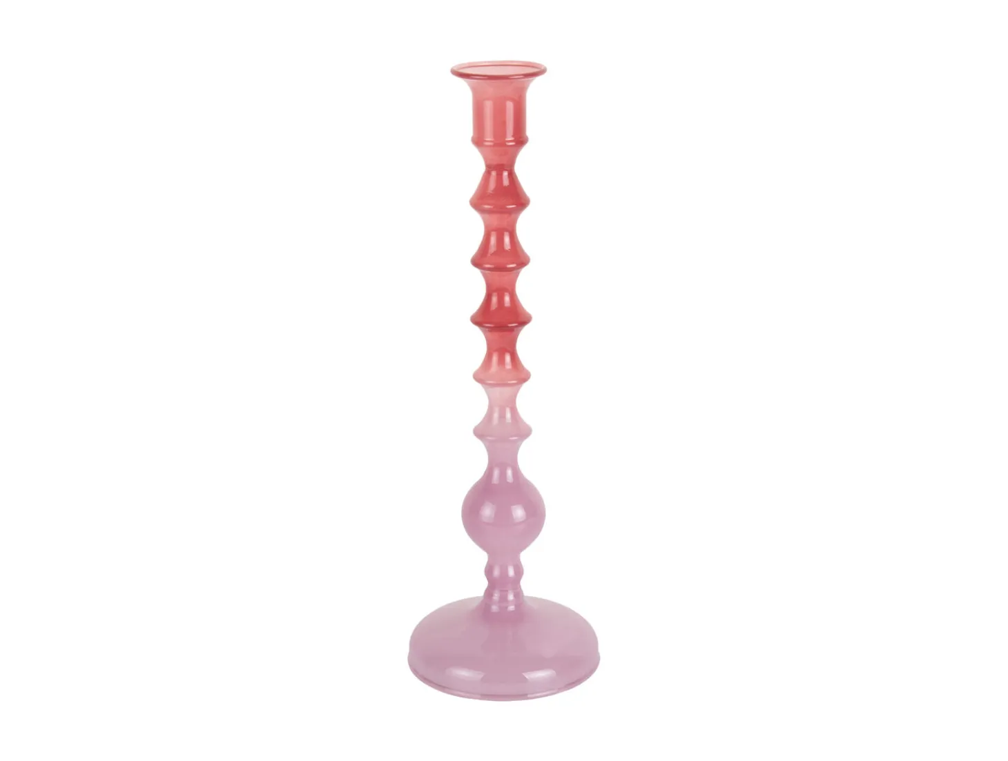 Present time - Candle holder Grato Mecer large warm purple to soft purple