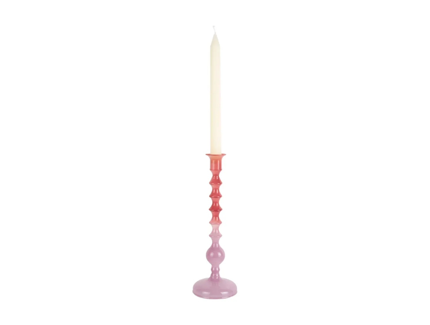 Present time - Candle holder Grato Mecer large warm purple to soft purple