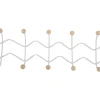 Present time - Coat rack Double Zig Zag white
