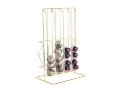 Present time - Coffee cup holder Wired metal gold plated