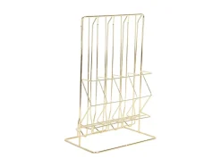Present time - Coffee cup holder Wired metal gold plated