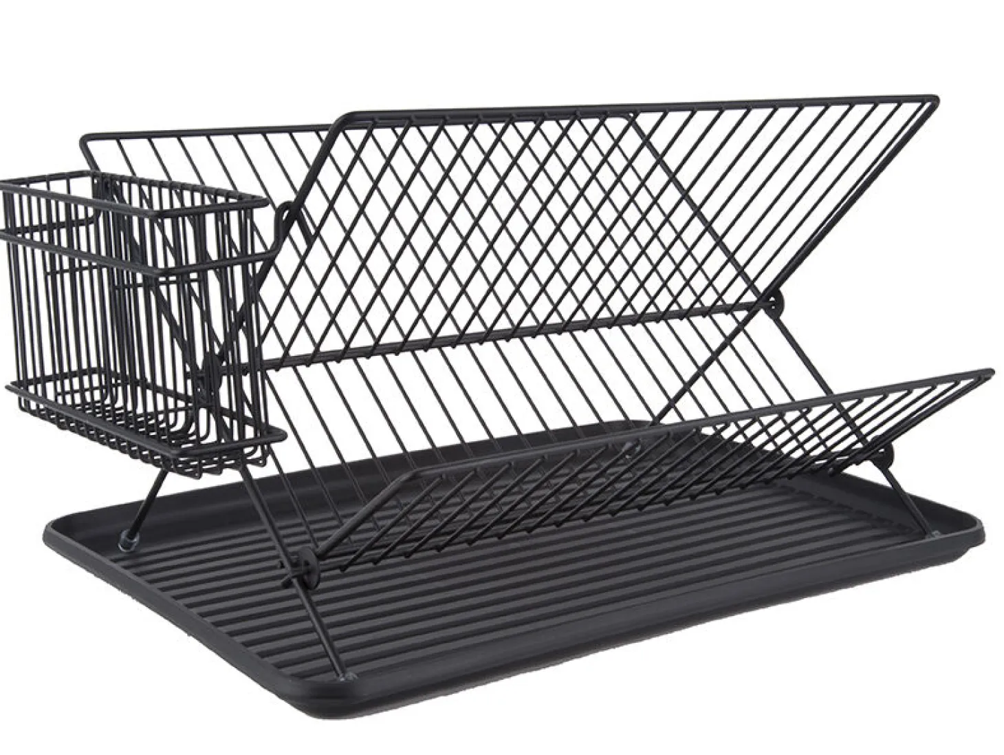 Present time - Dish rack Classic matt black iron