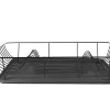Present time - Dish rack Linea black w. matt black tray