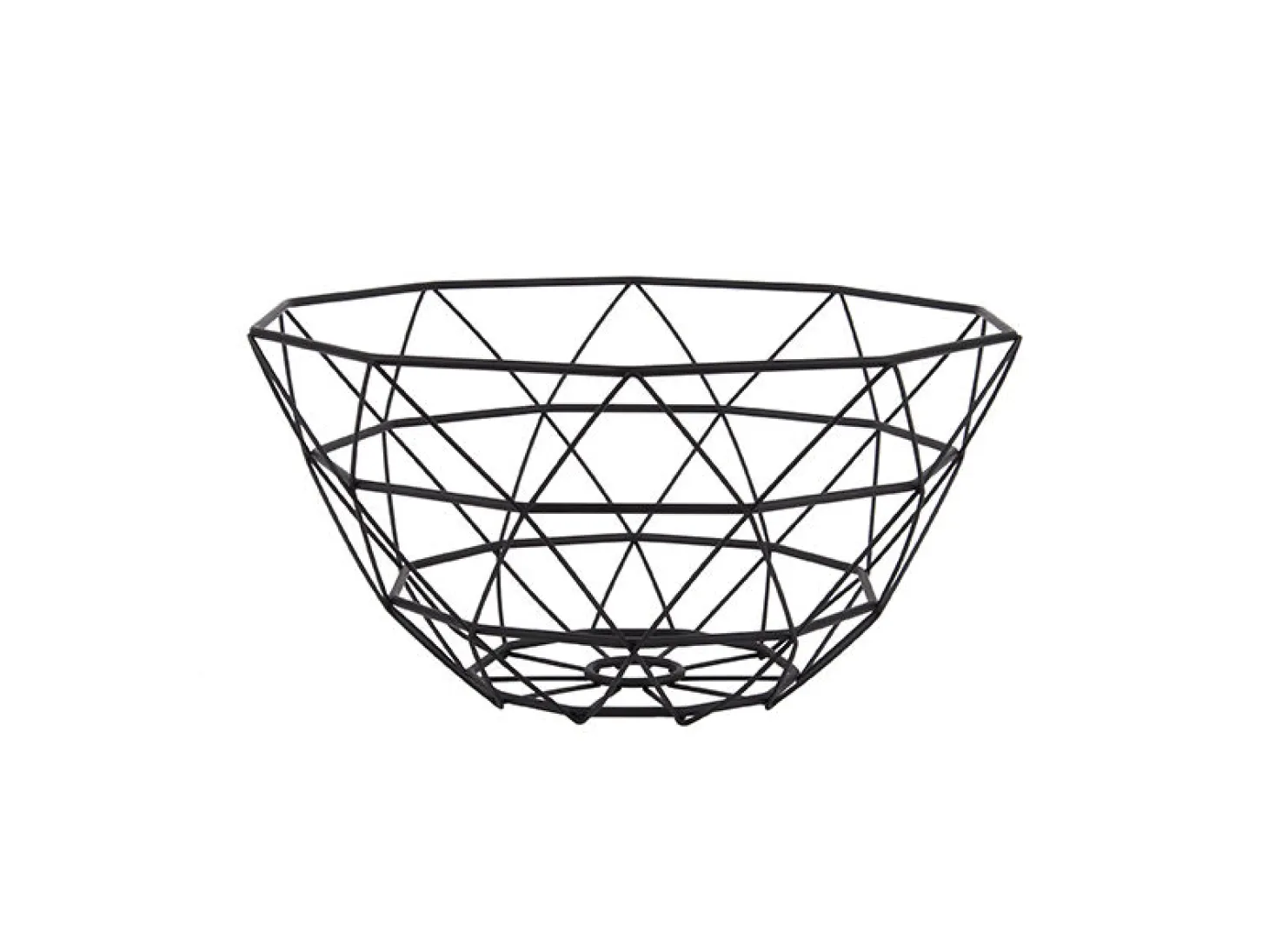 Present time - Fruit Basket Diamond Cut iron black