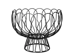 Present time - Fruit basket Wired metal black