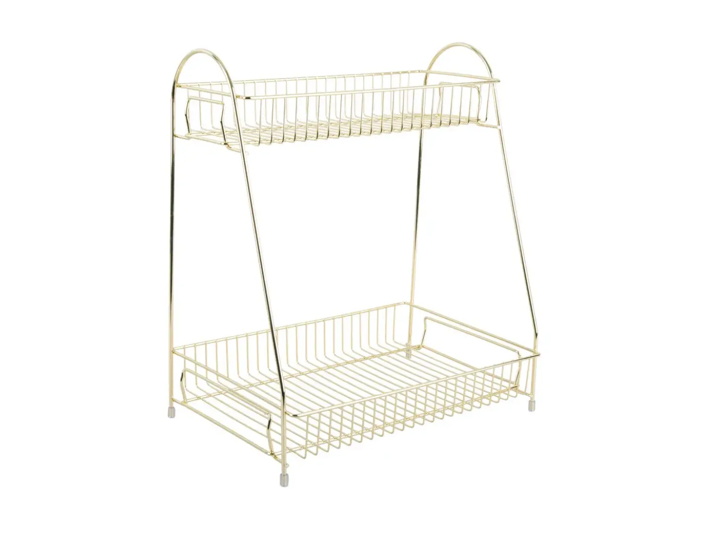 Present time - Kitchen rack Tidy iron gold plated