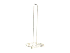 Present time - Kitchen roll holder Wired metal gold plated