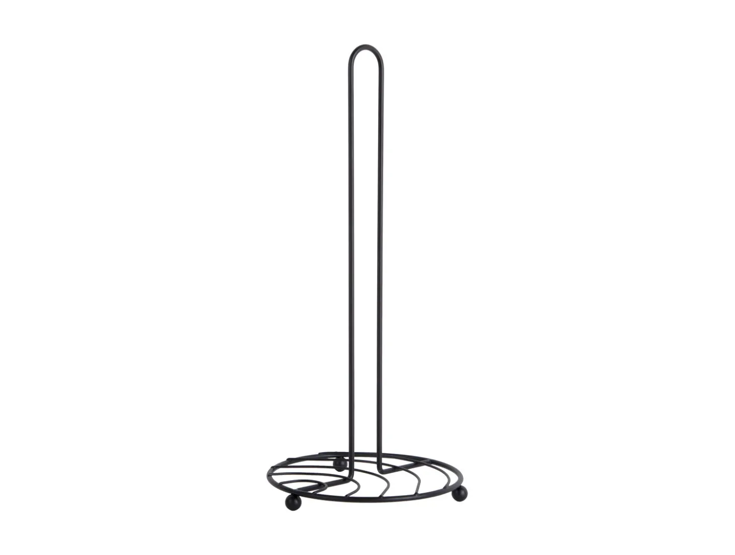 Present time - Kitchen roll holder Wired metal black