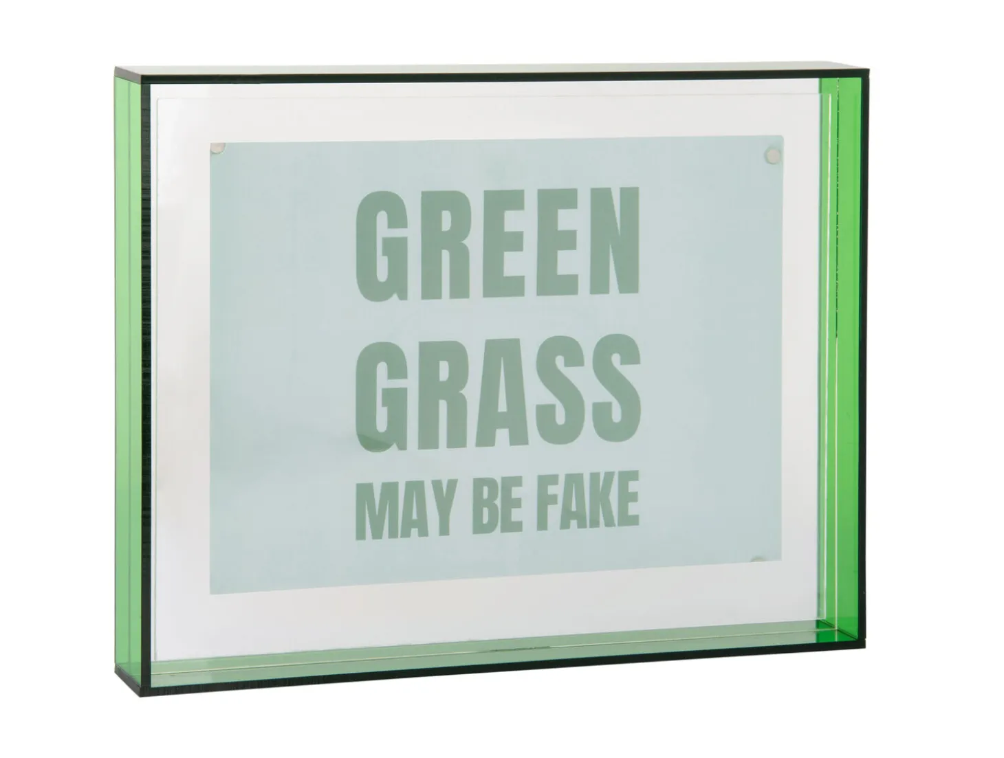 Present time - Photo frame Gayo Large acrylic dark green