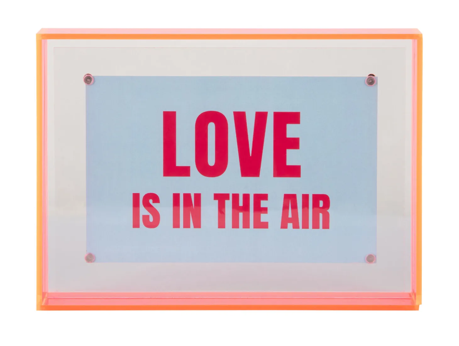 Present time - Photo frame Gayo Medium acrylic bright pink