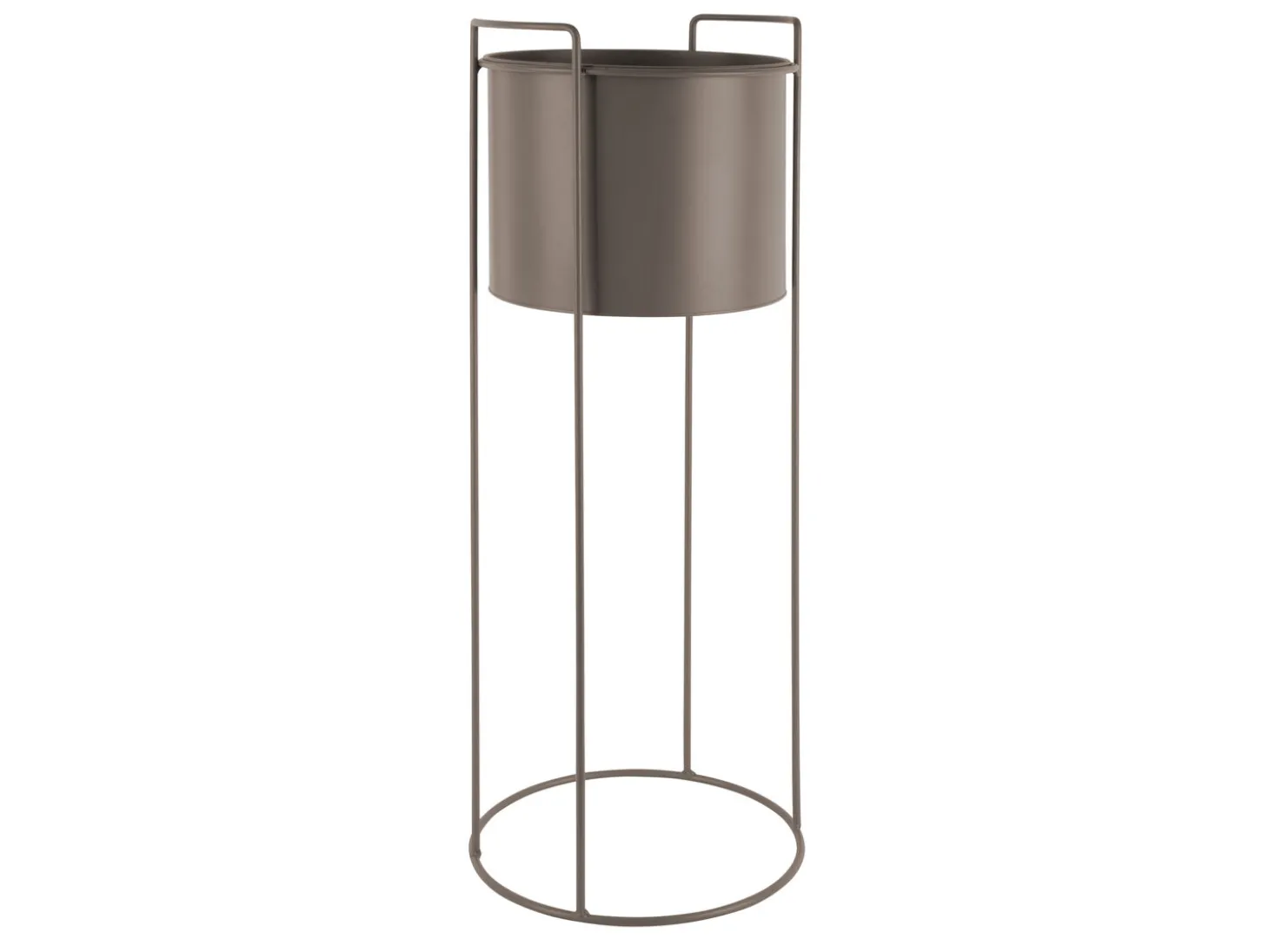 Present time - Plant pot set Essence round iron moss green